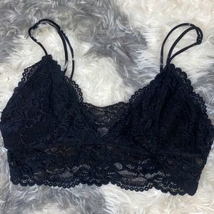 Laced Bralette one-size black